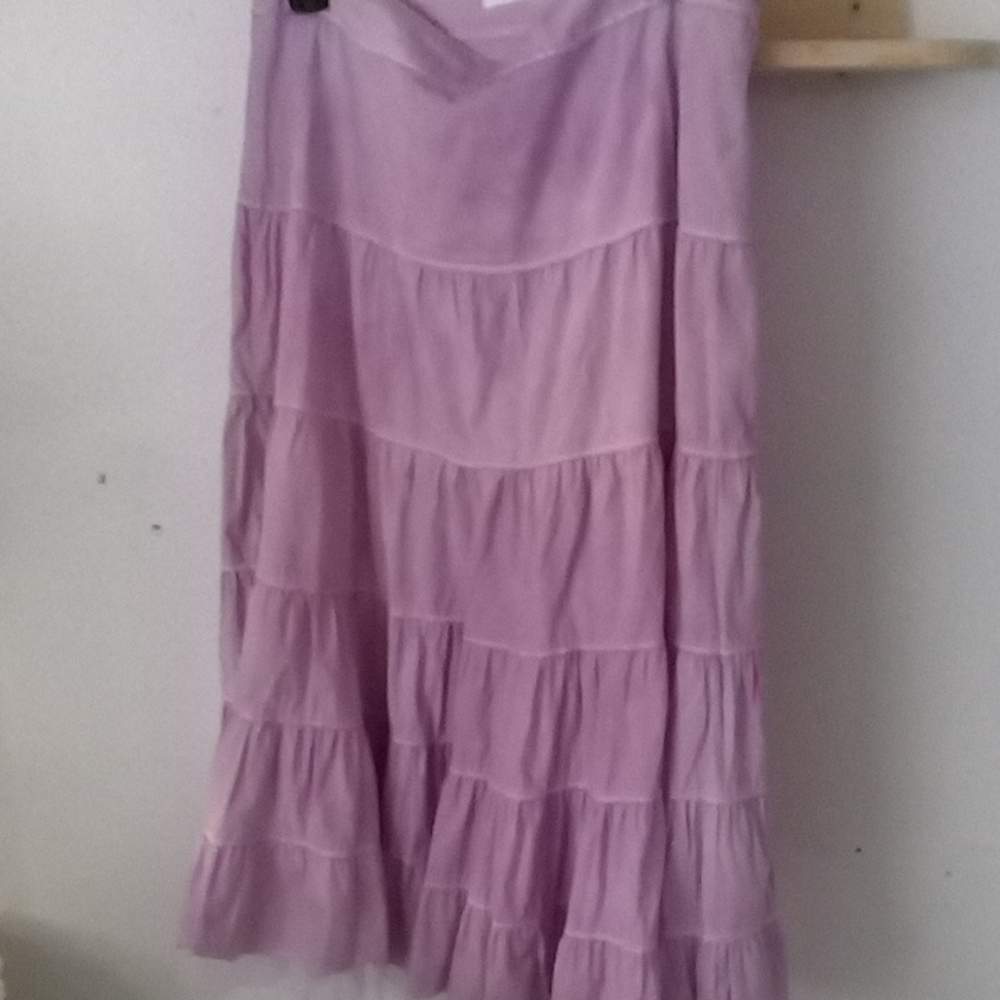 Lavende Maxi Skirt Zipper On Side ..Needs A Few Stitches Were Zipper Starts. .